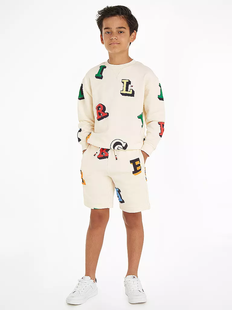 TOMMY HILFIGER Jungen Set 2 tlg Sweater und Shorts